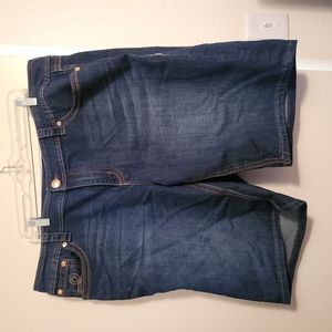 Bermuda Melissa McCarthy stretch Jean shorts
